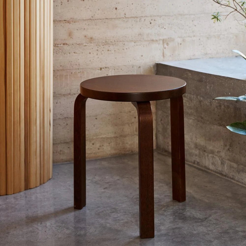 Alvar Aalto Stool 60 - Artek Stools + Benches + Ottomans - Wild Birch - HORNE