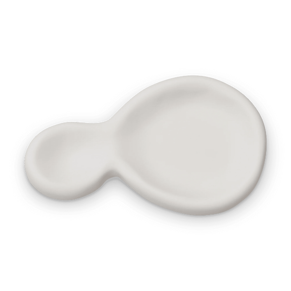 Amoeba Double Bowl - Tina Frey Serveware - White - HORNE