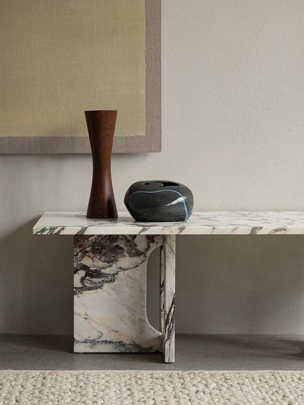 Androgyne Lounge Table - Stone/Marble - Audo Copenhagen - Coffee Tables - Calacatta Viola - HORNE