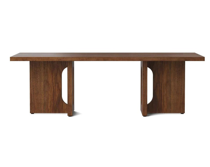 Androgyne Lounge Table - Wood - Audo Copenhagen - Coffee Tables - Dark Stained Oak - Kunis Breccia Sand - HORNE
