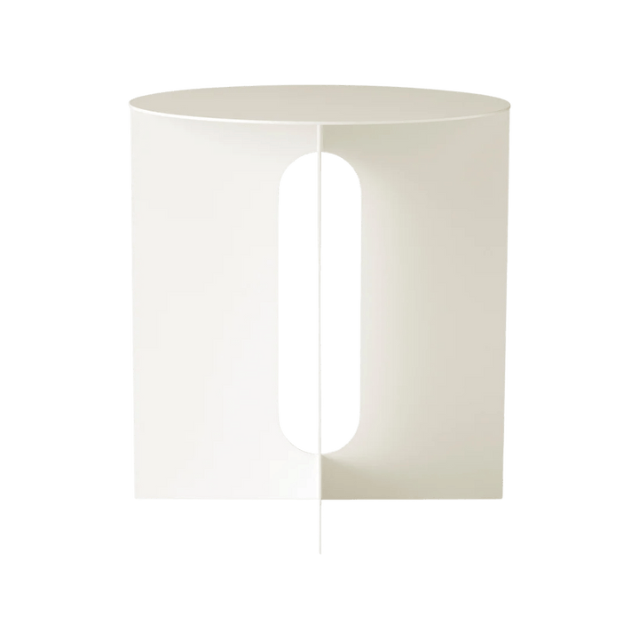 Androgyne Side Table Ø40 - Audo Copenhagen Tables + Desks - Ivory Base - HORNE
