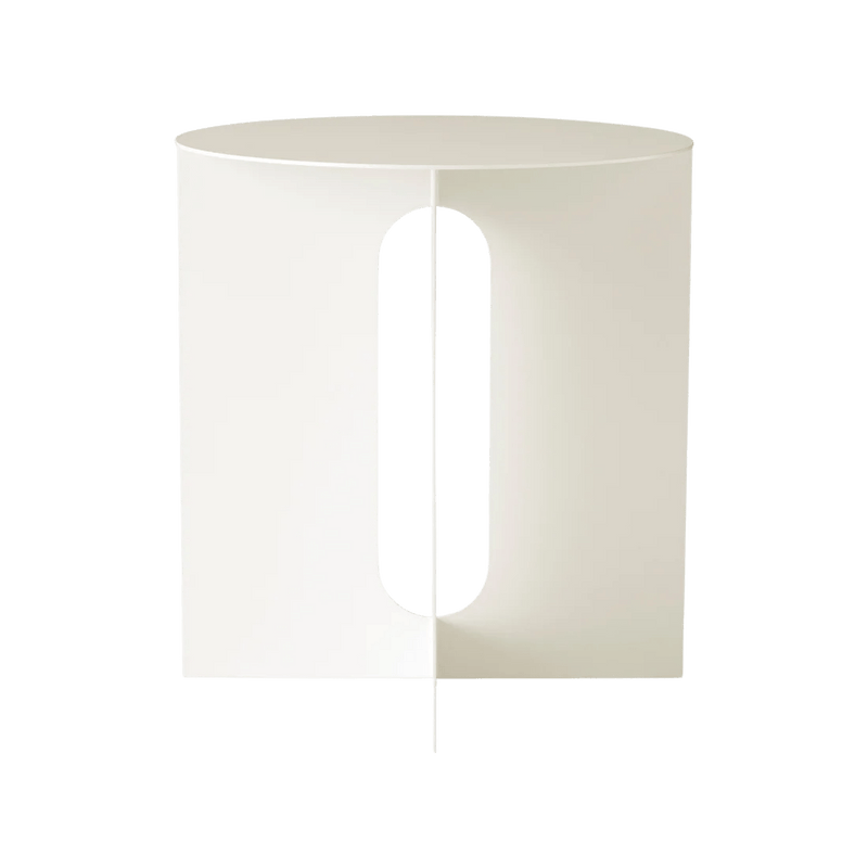 Androgyne Side Table Ø40 - Audo Copenhagen Tables + Desks - Ivory Base - HORNE