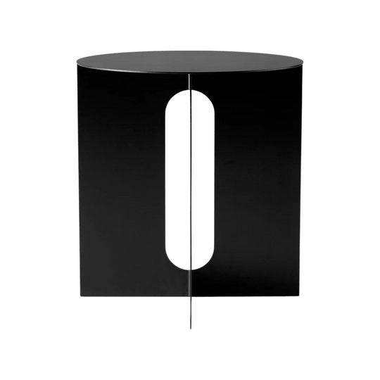 Androgyne Side Table Ø40 - Audo Copenhagen Tables + Desks - Black Base - HORNE