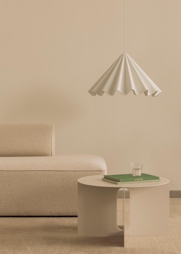 Androgyne Side Table Ø63 - Audo Copenhagen Tables + Desks - Ivory Base - HORNE