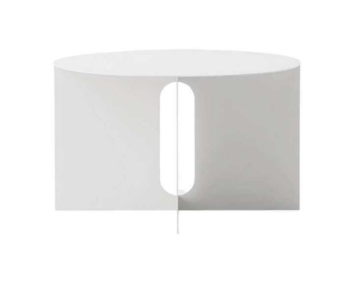 Androgyne Side Table Ø63 - Audo Copenhagen Tables + Desks - Ivory Base - HORNE