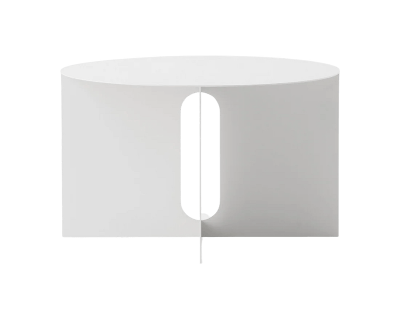 Androgyne Side Table Ø63 - Audo Copenhagen Tables + Desks - Ivory Base - HORNE