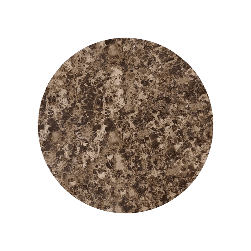 Androgyne Side Table Top Ø65 - Audo Copenhagen Tables + Desks - Emperador Marble - HORNE