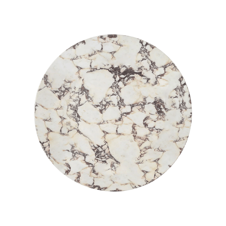 Androgyne Side Table Top Ø65 - Audo Copenhagen Tables + Desks - Calacatta Viola Marble - HORNE