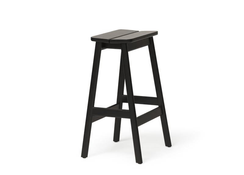 Angle Bar Stool - Form & Refine Stools + Benches + Ottomans - 65 - Oak - HORNE