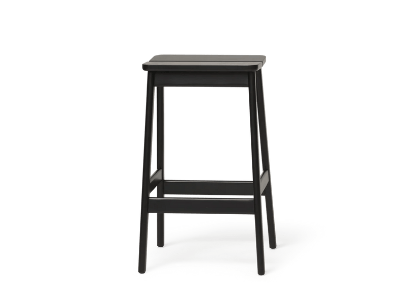 Angle Bar Stool - Form & Refine Stools + Benches + Ottomans - 65 - Oak - HORNE