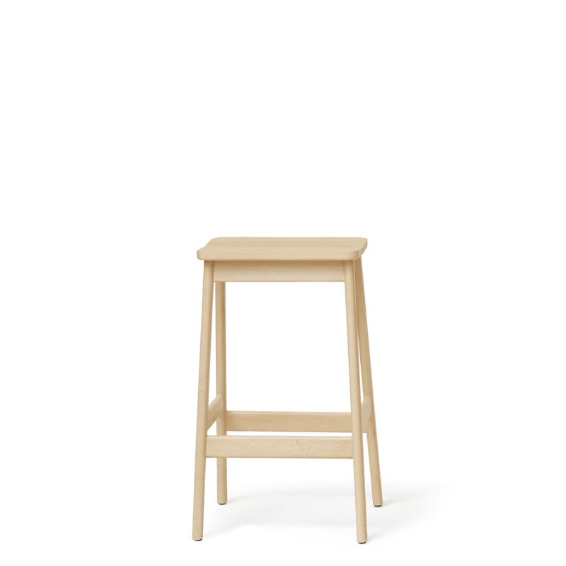 Angle Bar Stool - Form & Refine Stools + Benches + Ottomans - 65 - Oak - HORNE