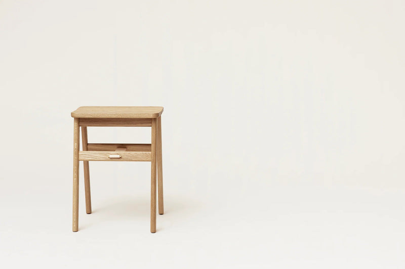 Angle Foldable Stool - Form & Refine Chairs - White Oak - HORNE