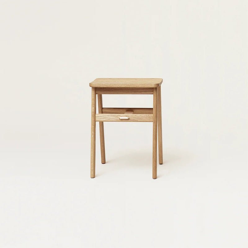 Angle Foldable Stool - Form & Refine Chairs - White Oak - HORNE