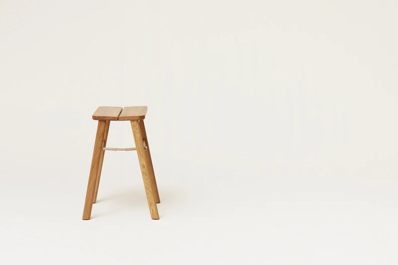 Angle Foldable Stool - Form & Refine Chairs - White Oak - HORNE