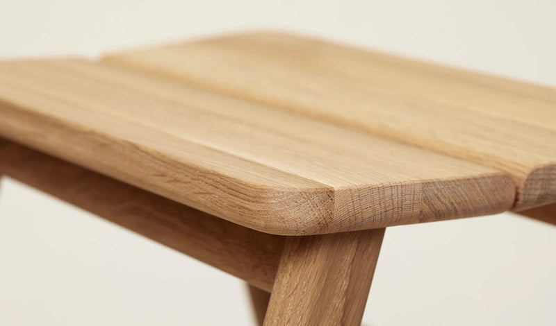 Angle Foldable Stool - Form & Refine Chairs - White Oak - HORNE