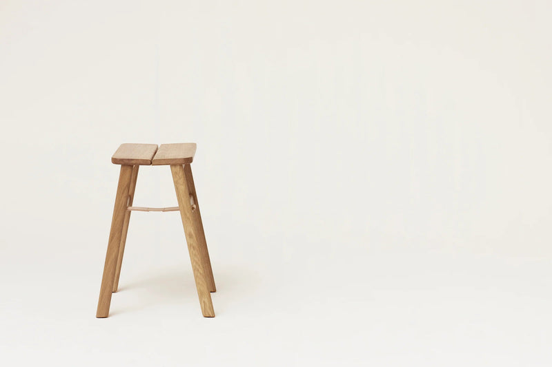 Angle Foldable Stool - Form & Refine Chairs - White Oak - HORNE
