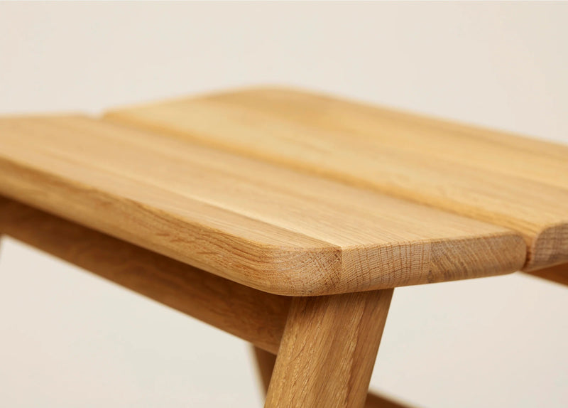Angle Foldable Stool - Form & Refine Chairs - White Oak - HORNE