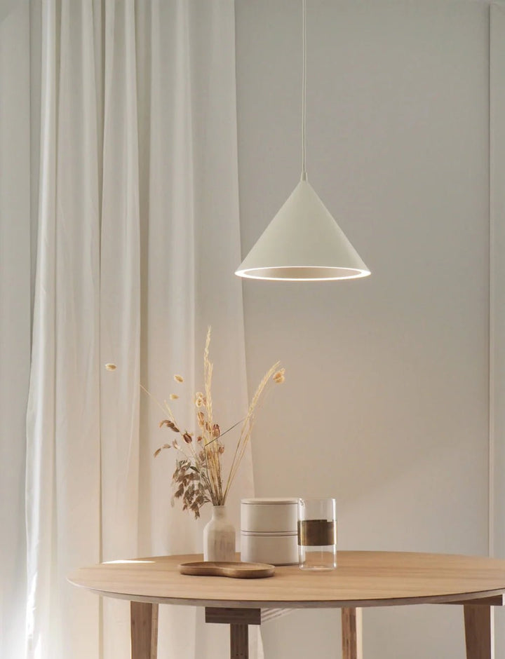 Annular Pendant - Woud Pendants - White - HORNE