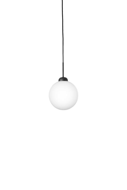 Apiales 1 Large Pendant - Nuura Pendants - Satin Black / Opal - HORNE