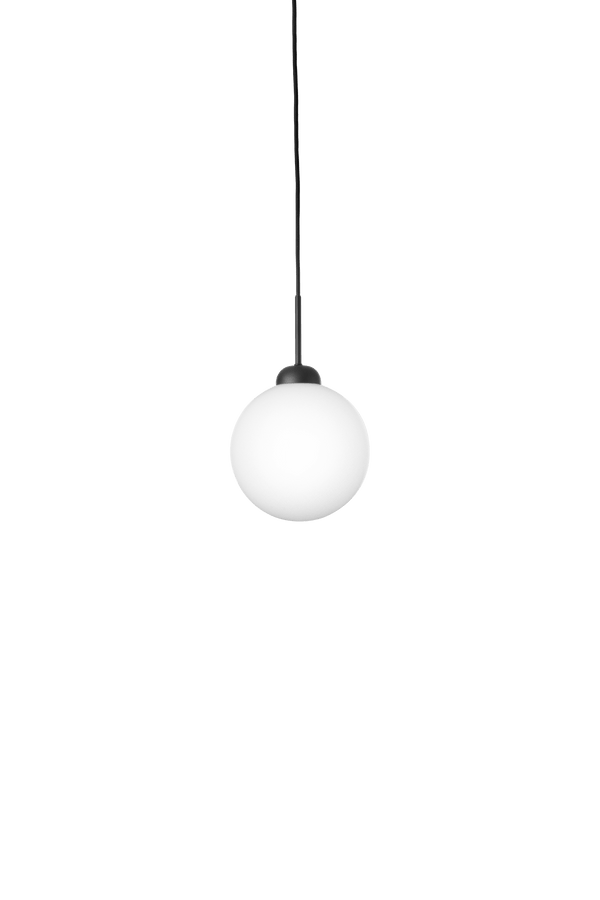 Apiales 1 Large Pendant - Nuura Pendants - Satin Black / Opal - HORNE
