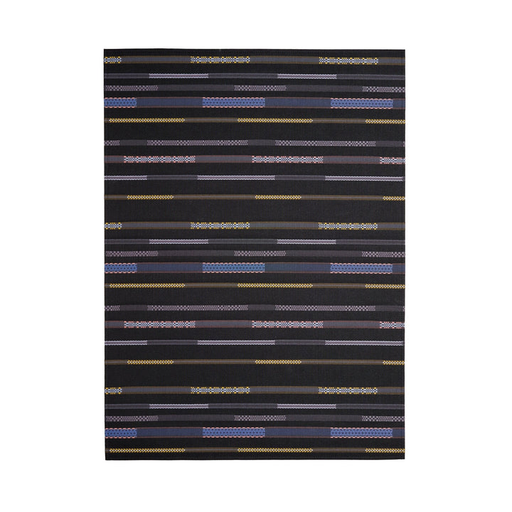 Appliqué Floor Mat in Nero