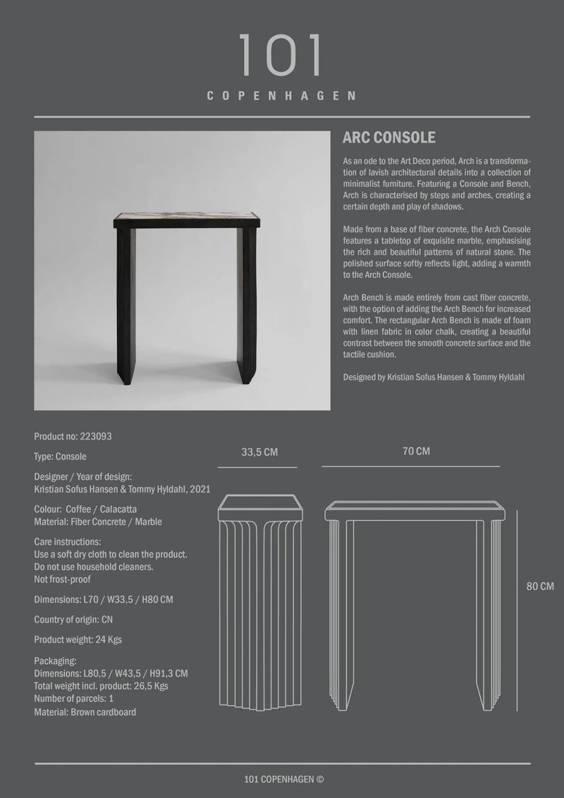 Arc Console - 101 Copenhagen Tables - HORNE