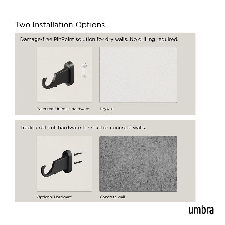 Aria Cage Pinpoint Rod - Umbra Bath - HORNE