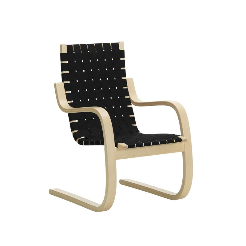 Armchair 406 - Artek Chairs - Birch/ Black - HORNE