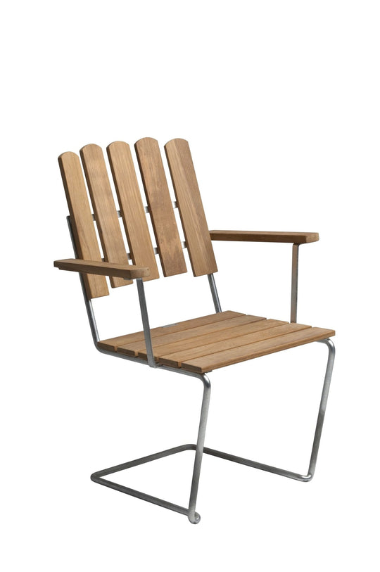 Armchair A2 - Grythyttan Stålmöbler - Chairs - Untreated Teak - HORNE