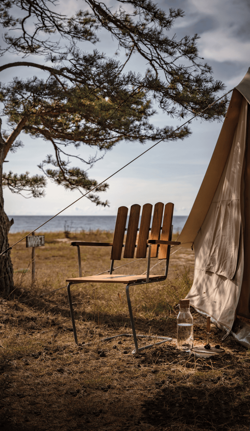 Armchair A2 - Grythyttan Stålmöbler - Chairs - Untreated Teak - HORNE