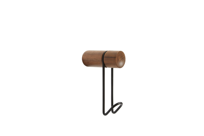 Around Wall Hanger - Small - Woud Hangers & Hooks - Oak/satin brass - HORNE