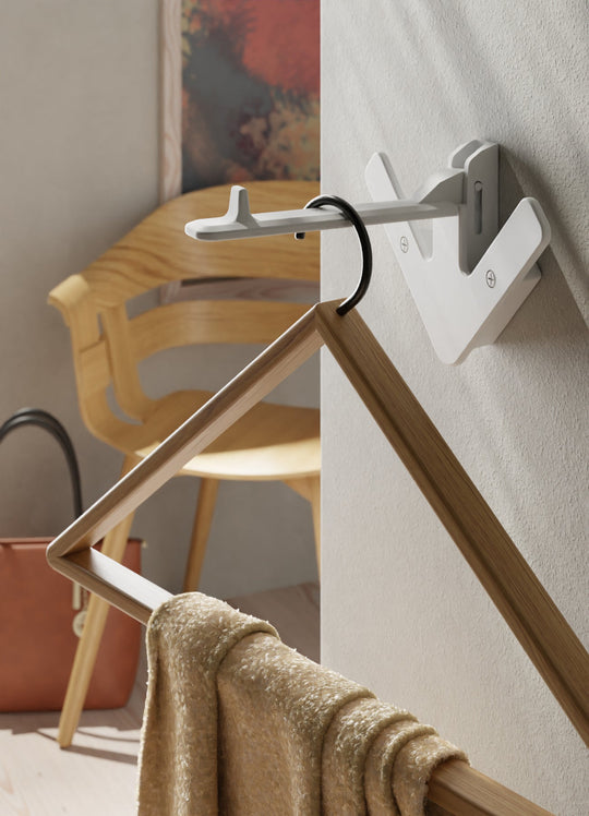 Arrow Hanger - Design House Stockholm Hooks, Racks & Coat Stands - White - HORNE