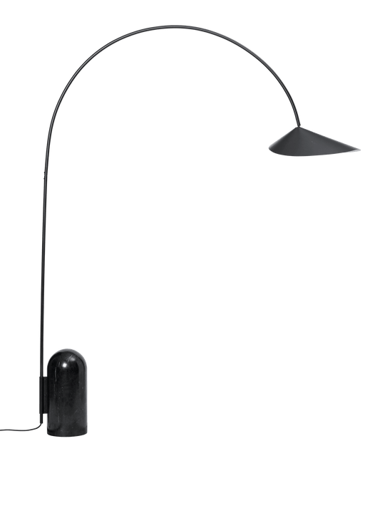 Arum Arched Floor Lamp - Black - Ferm Living