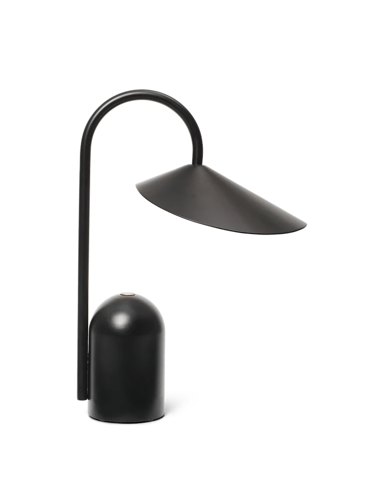 Arum Portable Lamp - Ferm Living Lighting - Black - HORNE