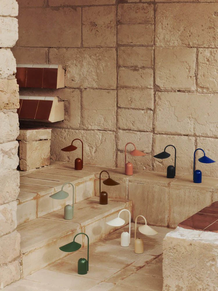 Arum Portable Lamp - Ferm Living Lighting - Black - HORNE