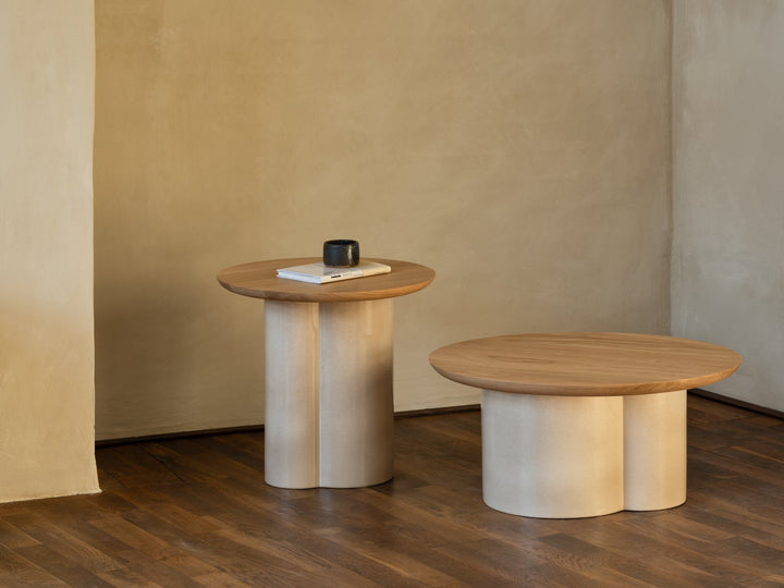 Arvin Coffee Table - Vincent Sheppard Table + Task - Natural Oak - Mushroom - HORNE