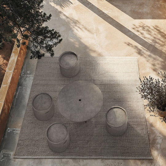 Ash Melange rug in Grey 200x300 (6.6' x 9.8')