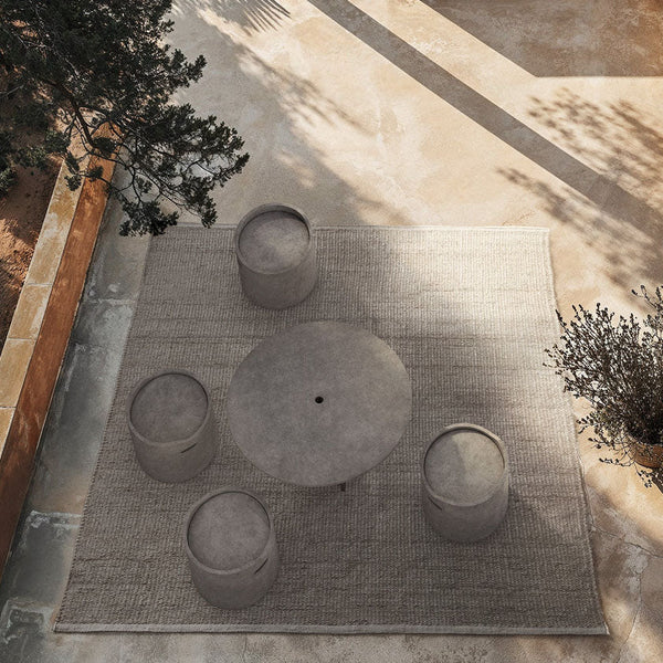 Ash Melange rug in Grey 200x300 (6.6' x 9.8')