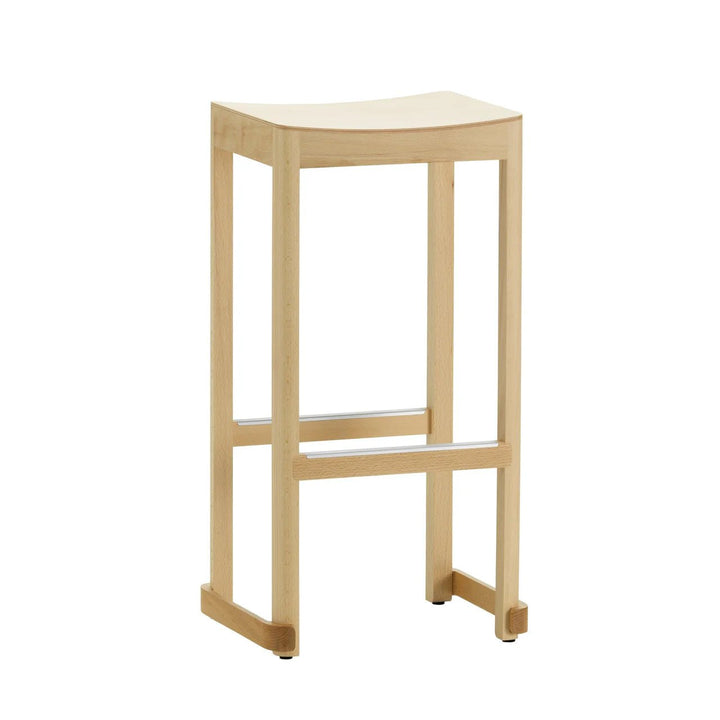 Atelier Bar Stool - Artek Stools + Benches + Ottomans - Bar 29.5" - Beech - HORNE