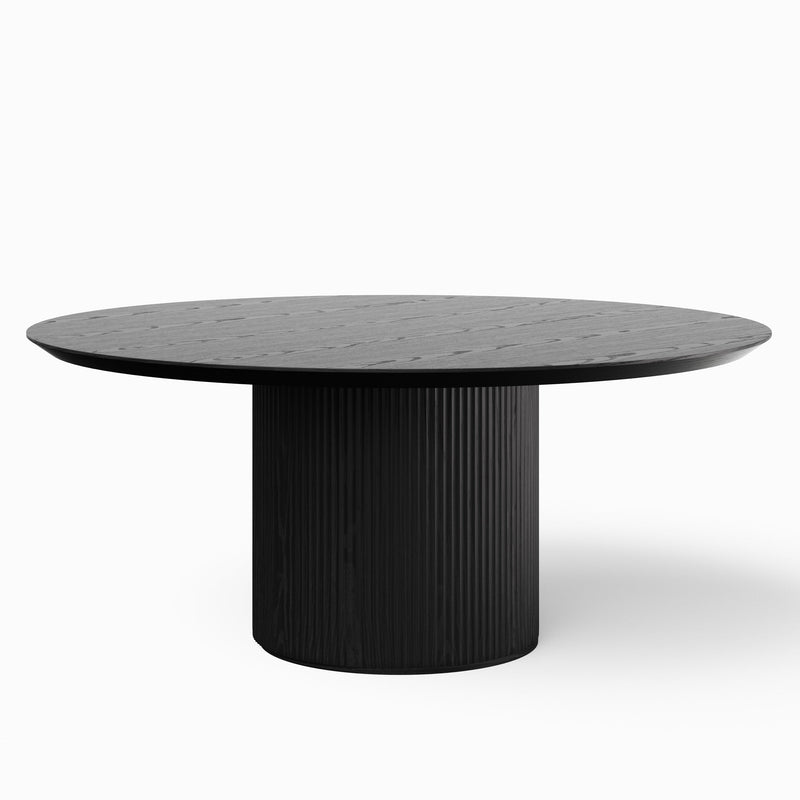 Atenas Round Dining Table - Urbia Tables - Ebano - HORNE
