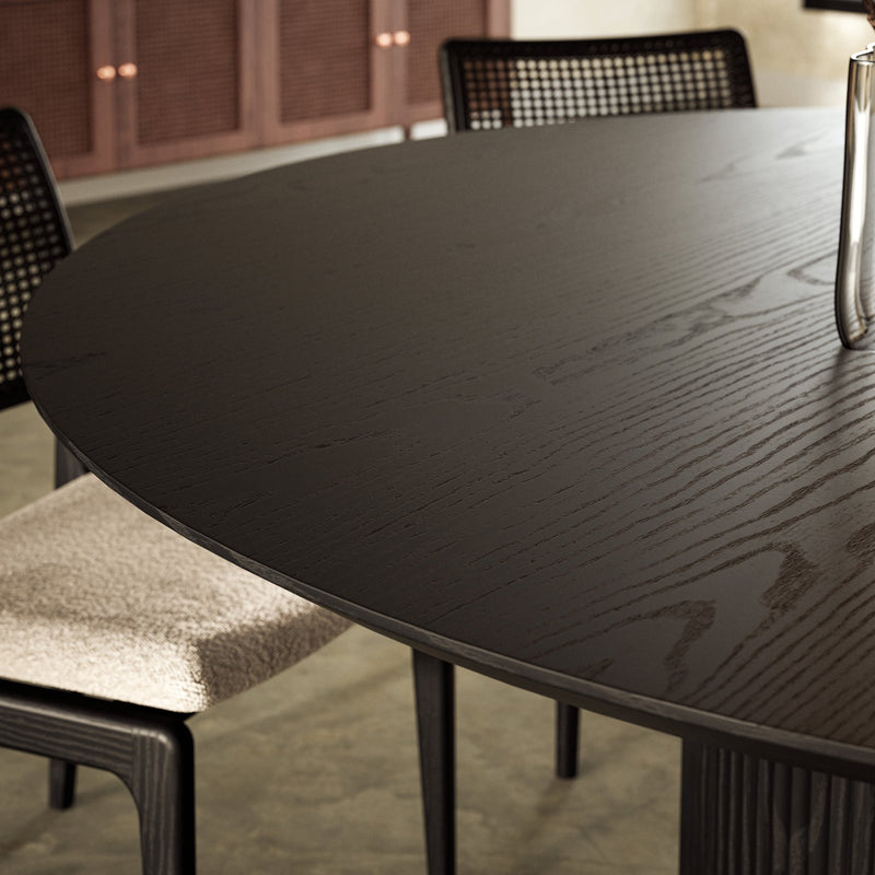 Atenas Round Dining Table - Urbia Tables - Ebano - HORNE