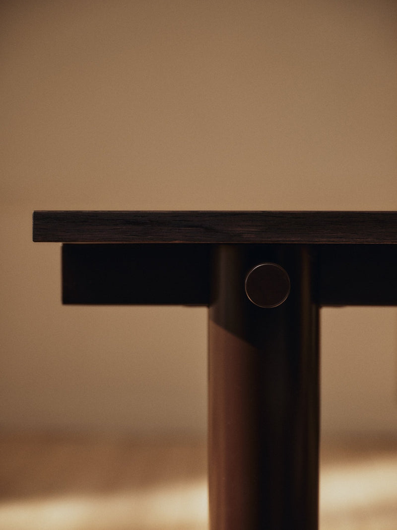 Atura Dining Table - 160 x 90 - Ferm Living Tables - Dark Chocolate/Dark Stained Oak - HORNE