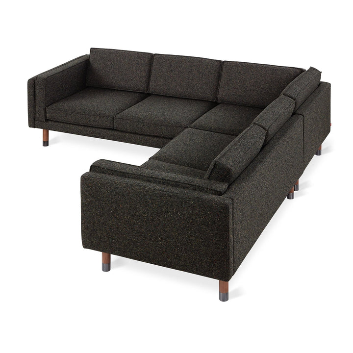 Augusta Bi - Sectional - Gus* Modern - Sofas - Funfetti Galaxy/ Walnut Pewter - HORNE