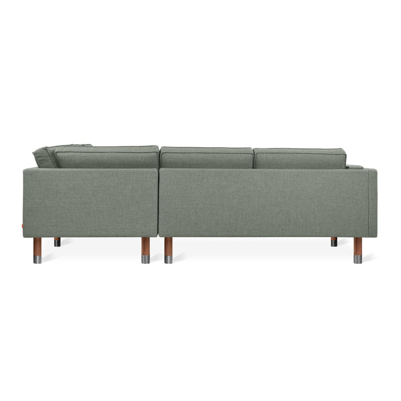 Augusta Bi - Sectional - Gus* Modern - Sofas - Caledon Cinder/ Walnut Pewter - HORNE