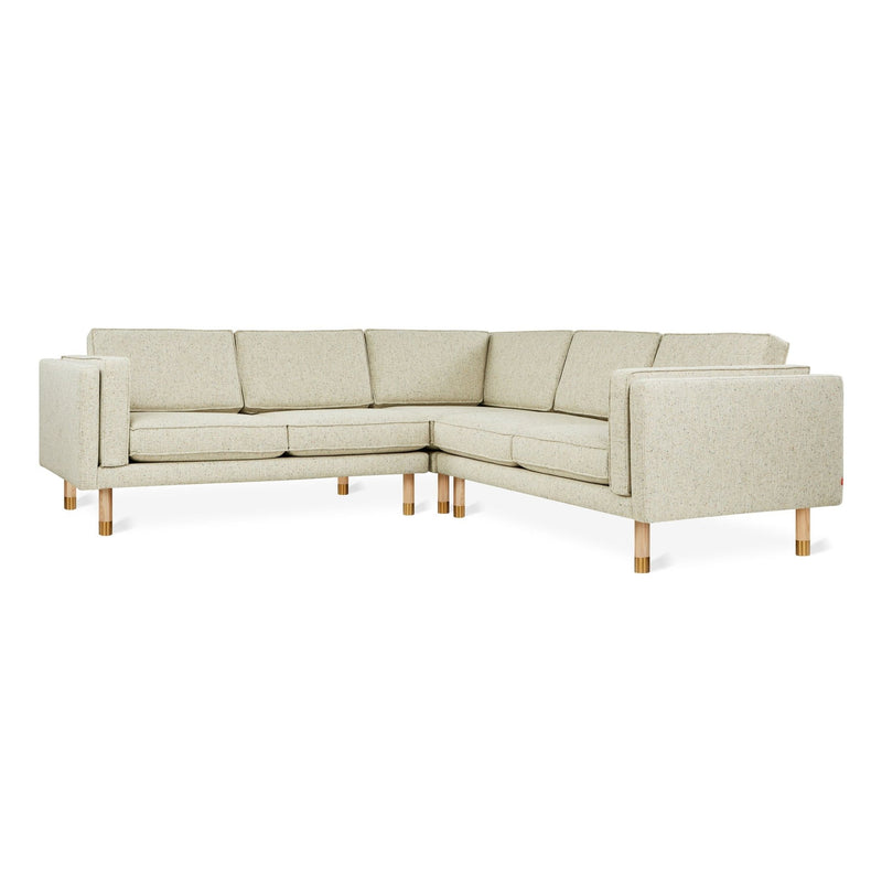 Augusta Bi - Sectional - Gus* Modern - Sofas - Caledon Cinder/ Walnut Pewter - HORNE