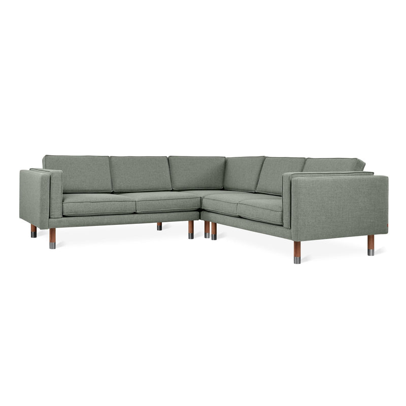 Augusta Bi - Sectional - Gus* Modern - Sofas - Caledon Cinder/ Walnut Pewter - HORNE