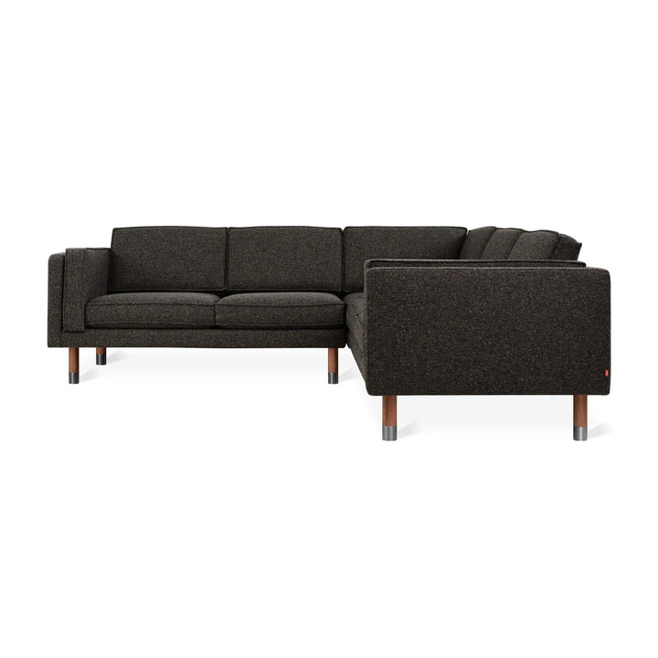 Augusta Bi - Sectional - Gus* Modern - Sofas - Funfetti Linen/ Ash Natural Brass - HORNE