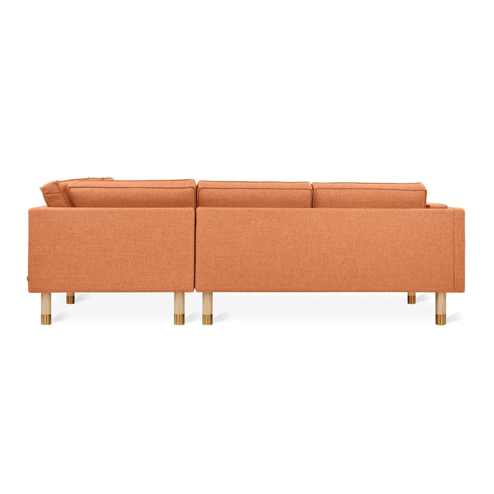 Augusta Bi - Sectional - Gus* Modern - Sofas - Funfetti Linen/ Ash Natural Brass - HORNE