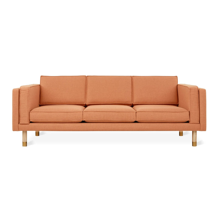 Augusta Sofa - Gus* Modern - Sofas - Funfetti Linen/ Ash Natural Brass - HORNE