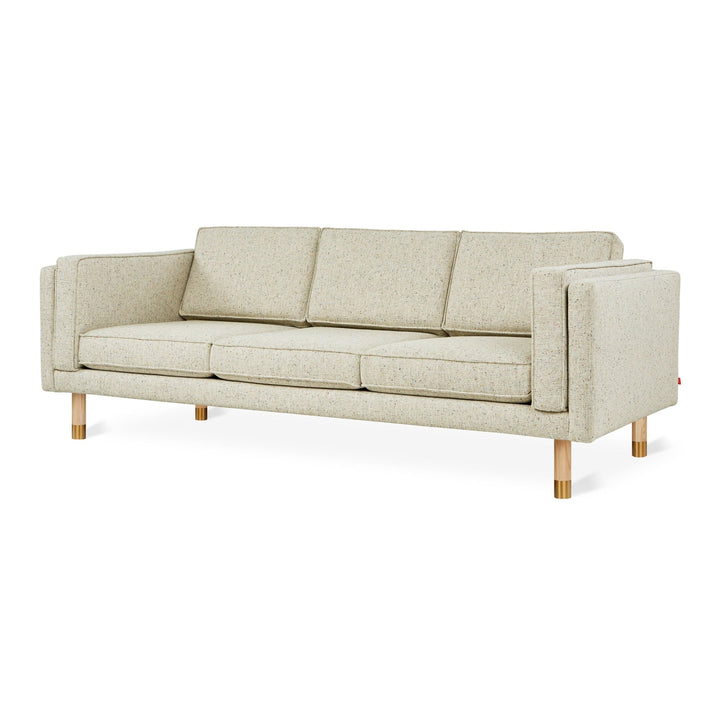 Augusta Sofa - Gus* Modern - Sofas - Funfetti Linen/ Ash Natural Brass - HORNE